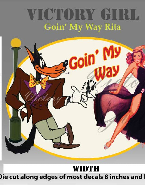 Goin' My Way Rita Vinyl Decal Sticker