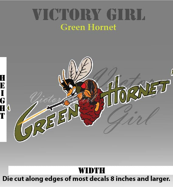 Green Hornet Vinyl Decal Sticker