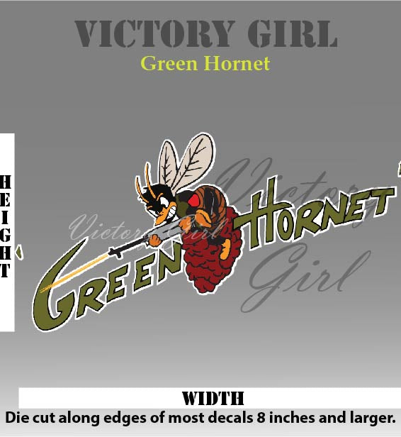 Green Hornet Vinyl Decal Sticker