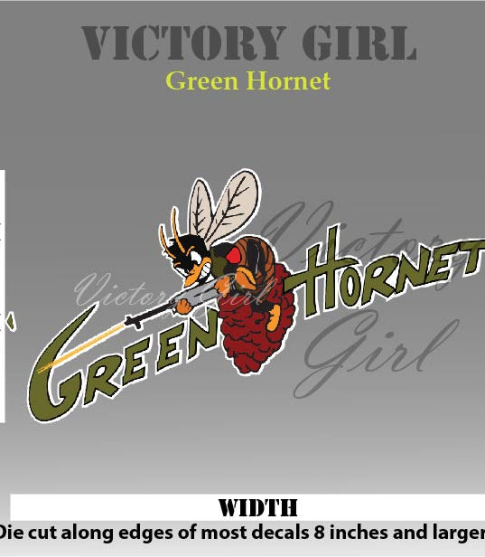 Green Hornet Vinyl Decal Sticker
