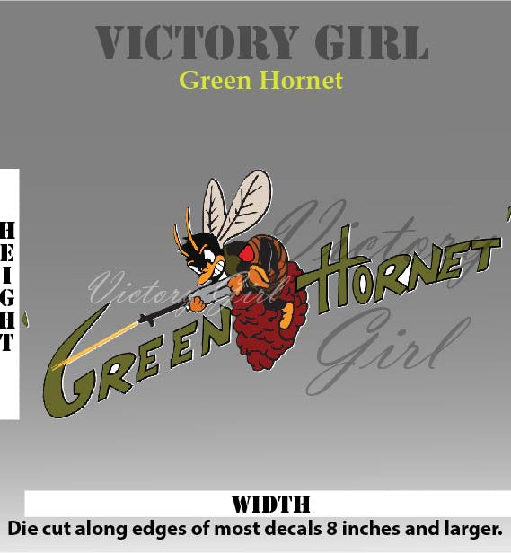 Green Hornet Vinyl Decal Sticker