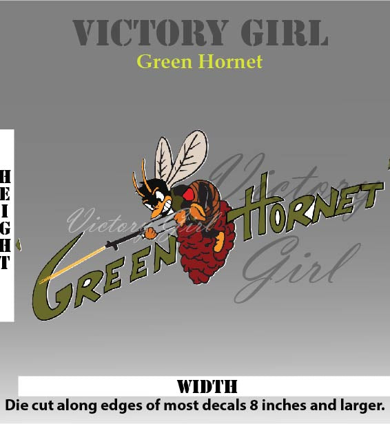 Green Hornet Vinyl Decal Sticker