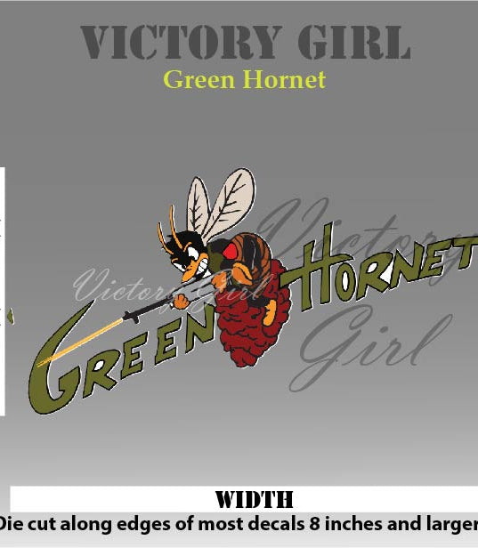 Green Hornet Vinyl Decal Sticker