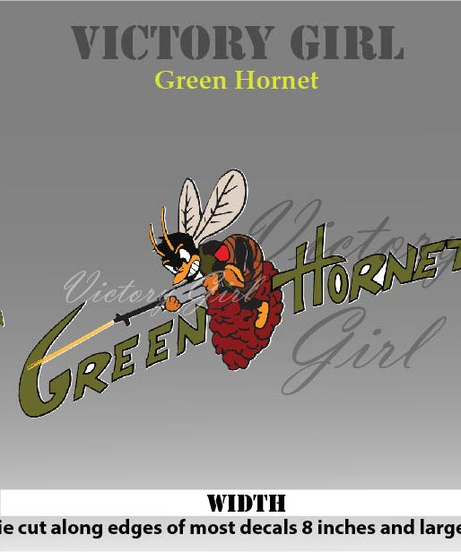 Green Hornet Vinyl Decal Sticker