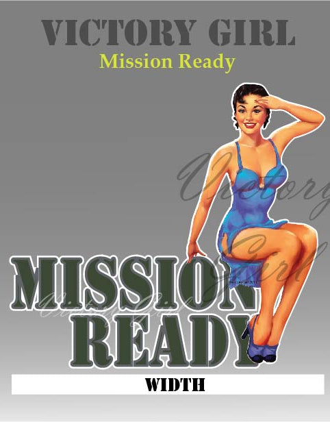 Mission Ready Vinyl Decal Sticker