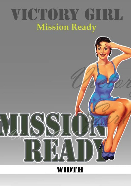 Mission Ready Vinyl Decal Sticker