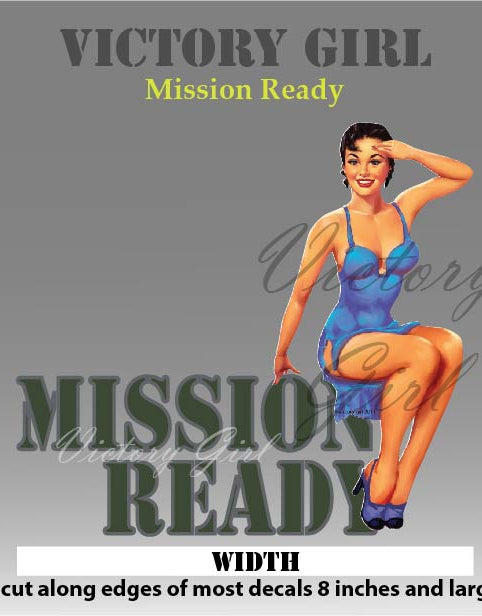 Mission Ready Vinyl Decal Sticker