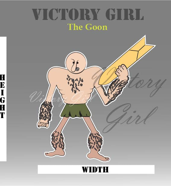 The Goon Nose Art Vinyl Decal Sticker