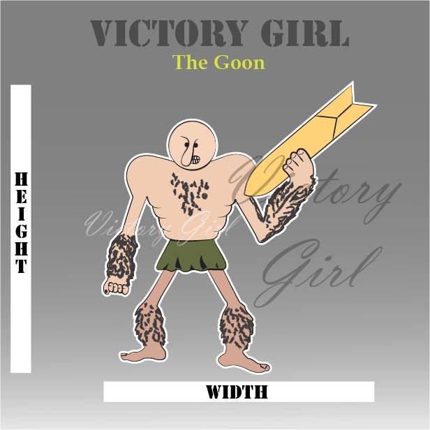 The Goon Nose Art Vinyl Decal Sticker