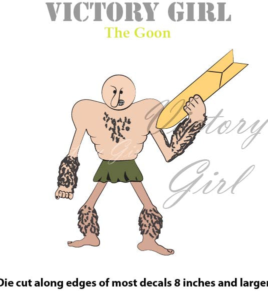 The Goon Nose Art Vinyl Decal Sticker