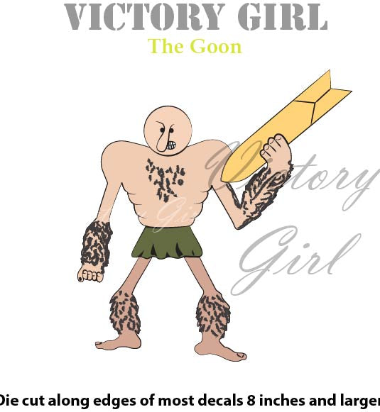 The Goon Nose Art Vinyl Decal Sticker