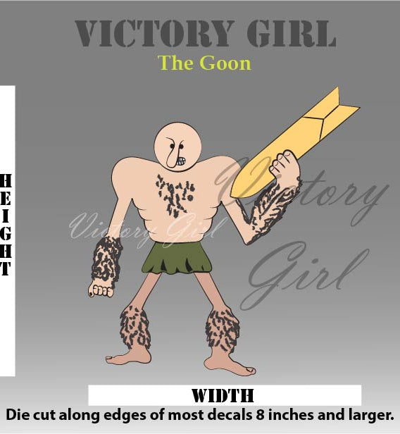 The Goon Nose Art Vinyl Decal Sticker