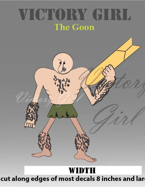 The Goon Nose Art Vinyl Decal Sticker