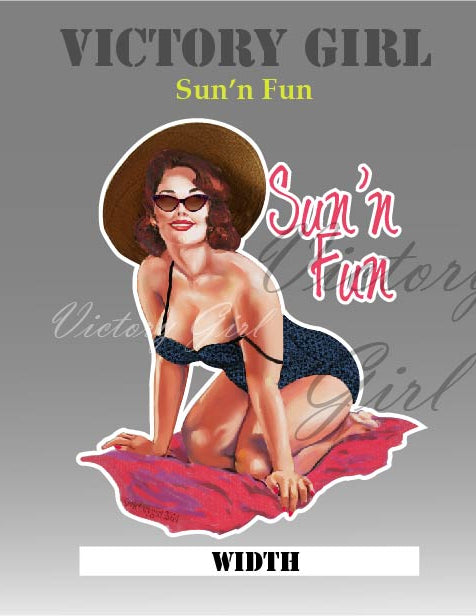 Sun N Fun Vinyl Decal Sticker