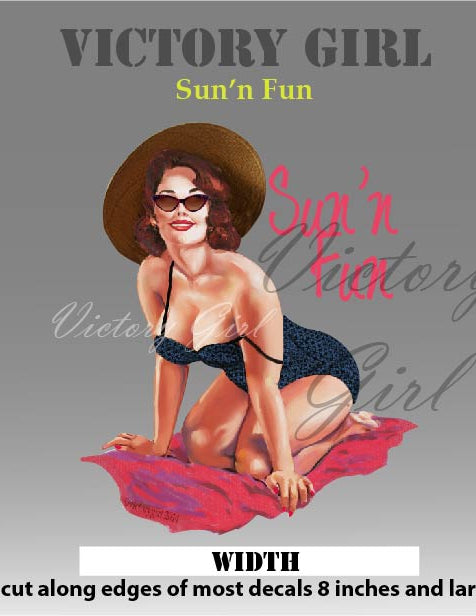 Sun N Fun Vinyl Decal Sticker