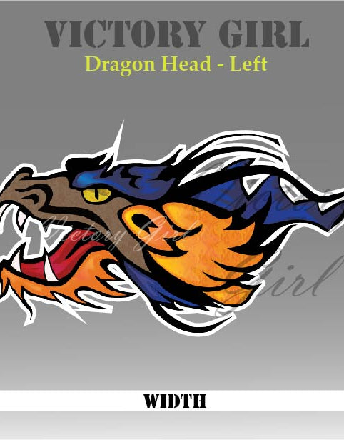 Dragon Head Vinyl Decal Sticker