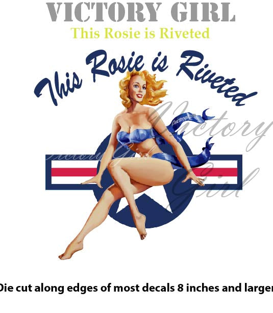 This Rosie is Riveted Vinyl Decal Sticker