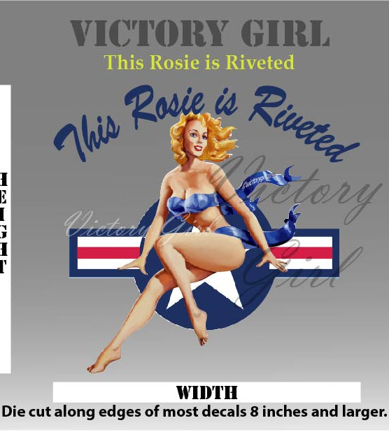 This Rosie is Riveted Vinyl Decal Sticker