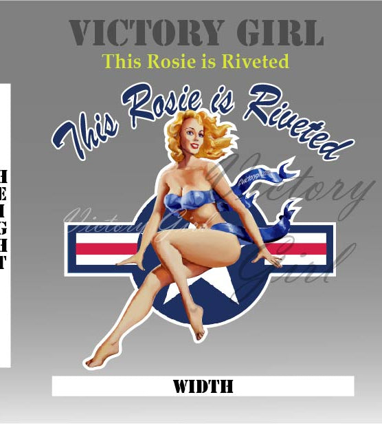 This Rosie is Riveted Vinyl Decal Sticker