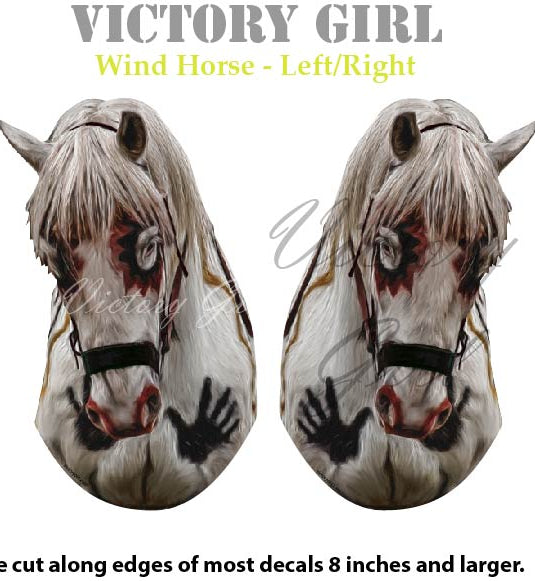 Wind Horse Vinyl Decal Sticker