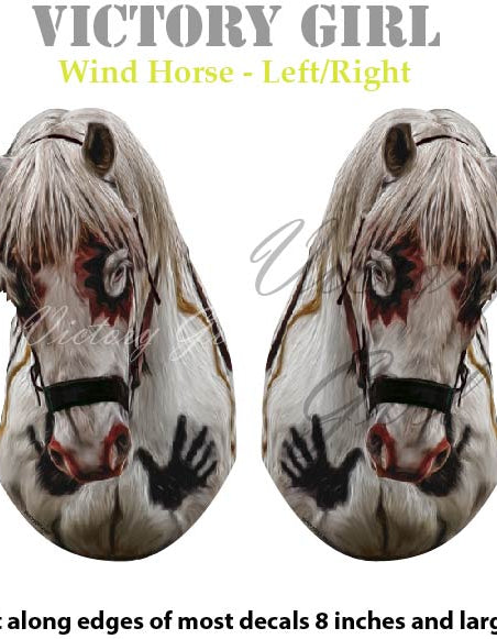 Wind Horse Vinyl Decal Sticker