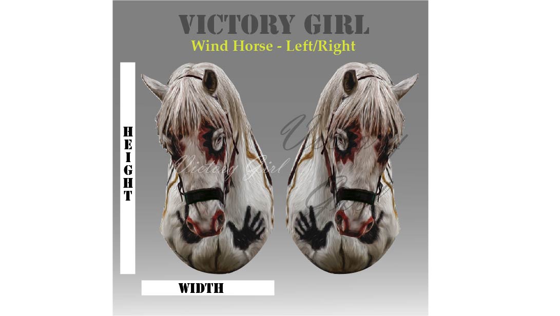 Wind Horse Vinyl Decal Sticker