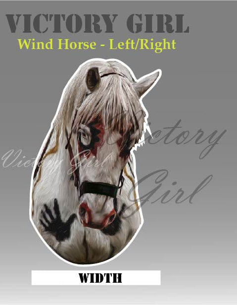 Wind Horse Vinyl Decal Sticker