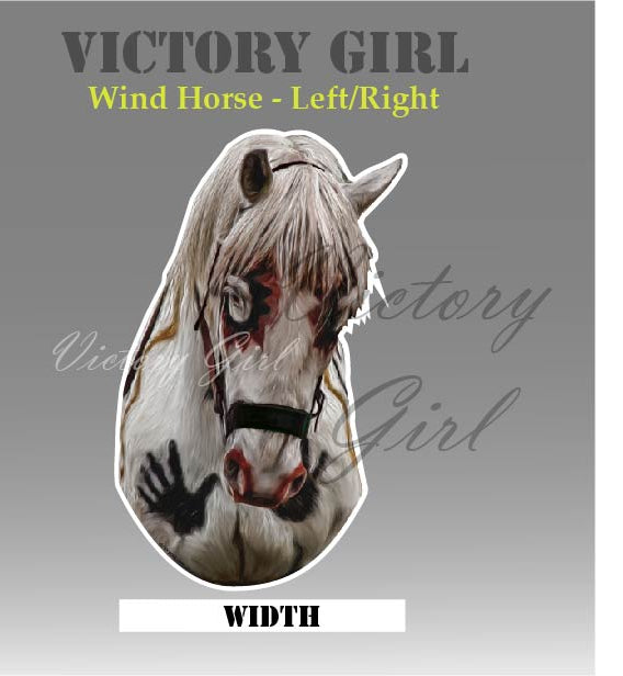 Wind Horse Vinyl Decal Sticker