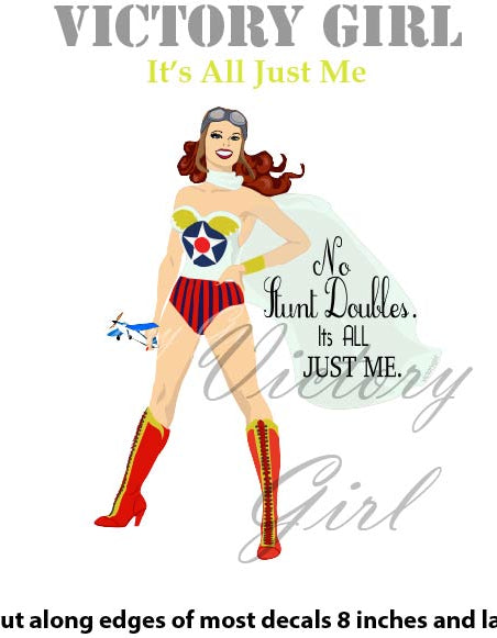 It's All Just Me Vinyl Decal Sticker