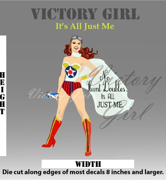 It's All Just Me Vinyl Decal Sticker