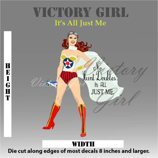 It's All Just Me Vinyl Decal Sticker