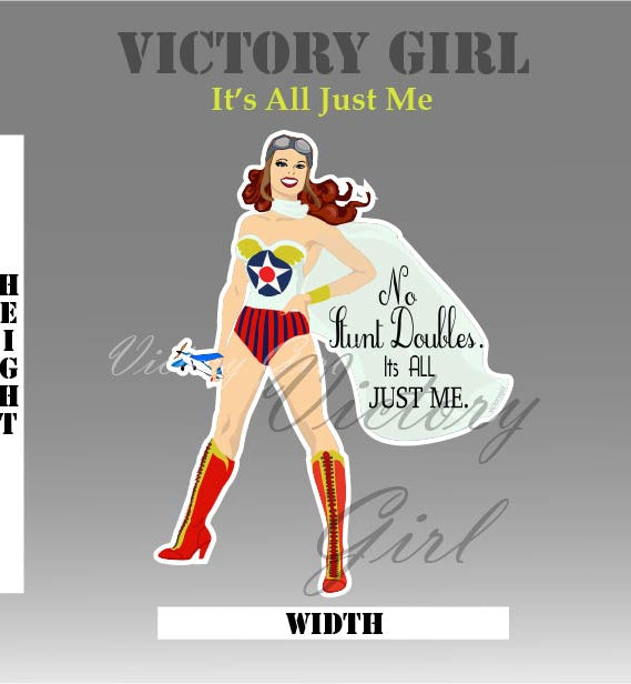 It's All Just Me Vinyl Decal Sticker