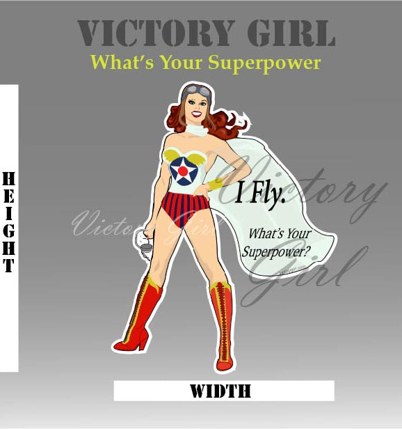 Superpower II Vinyl Decal Sticker