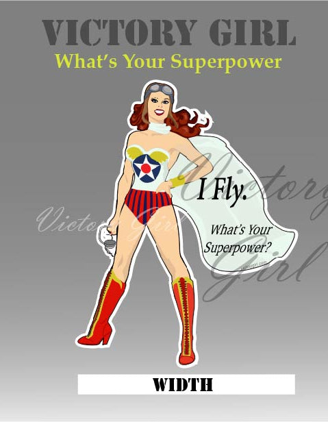 Superpower II Vinyl Decal Sticker