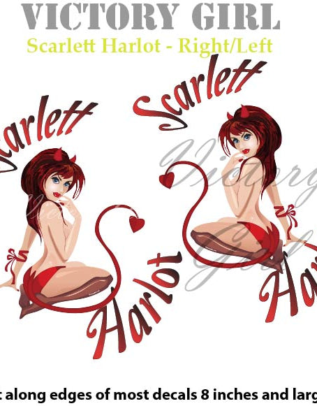 Scarlett Harlot II Vinyl Decal Sticker