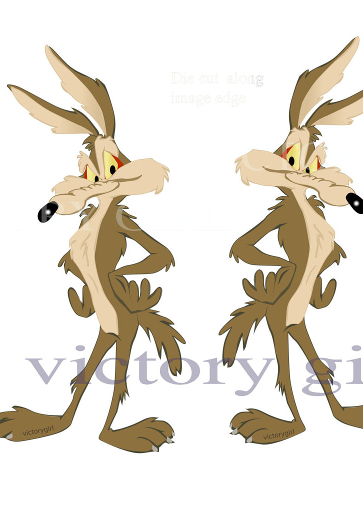 Wiley Coyote Vinyl Decal Sticker
