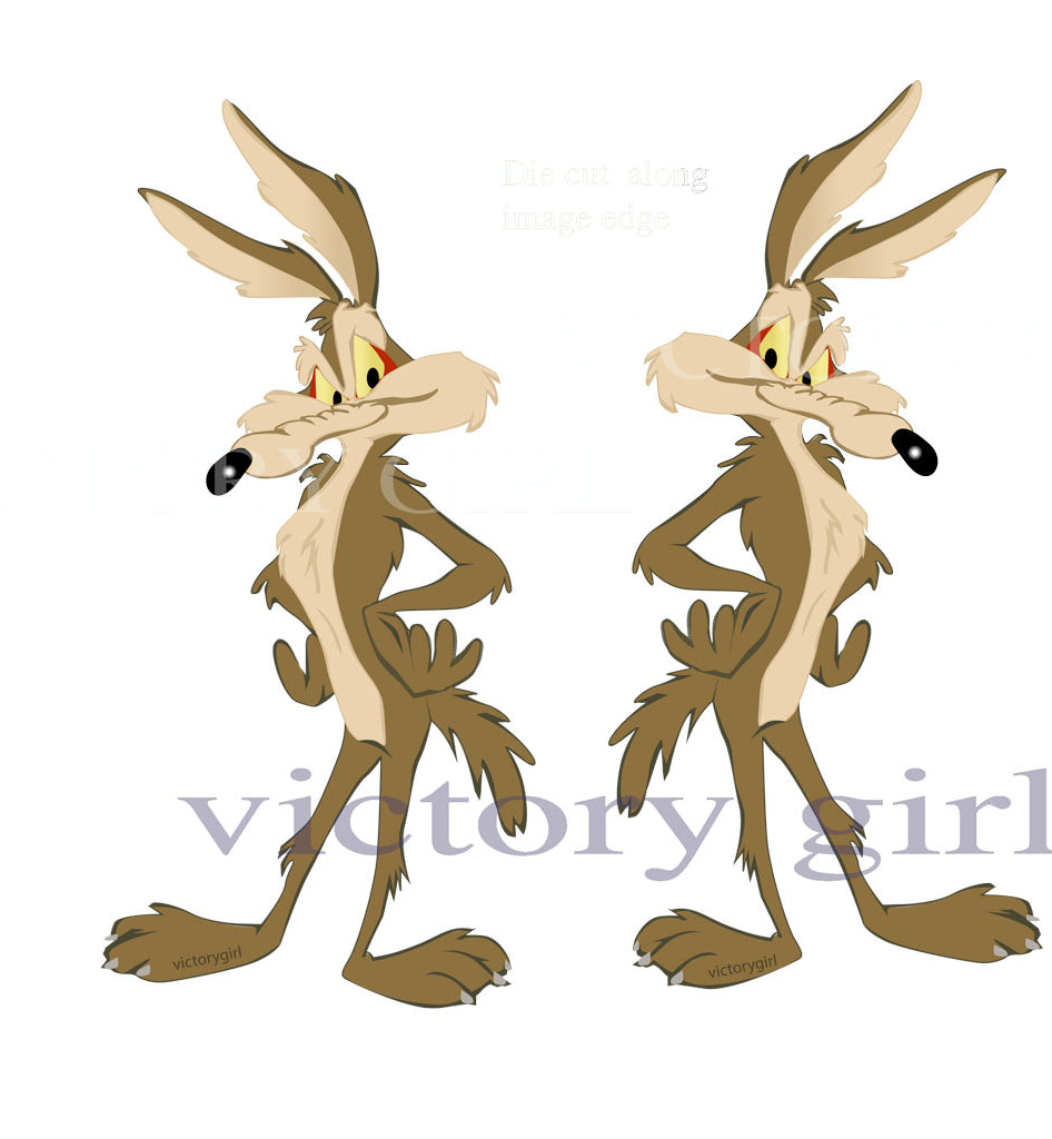 Wiley Coyote Vinyl Decal Sticker