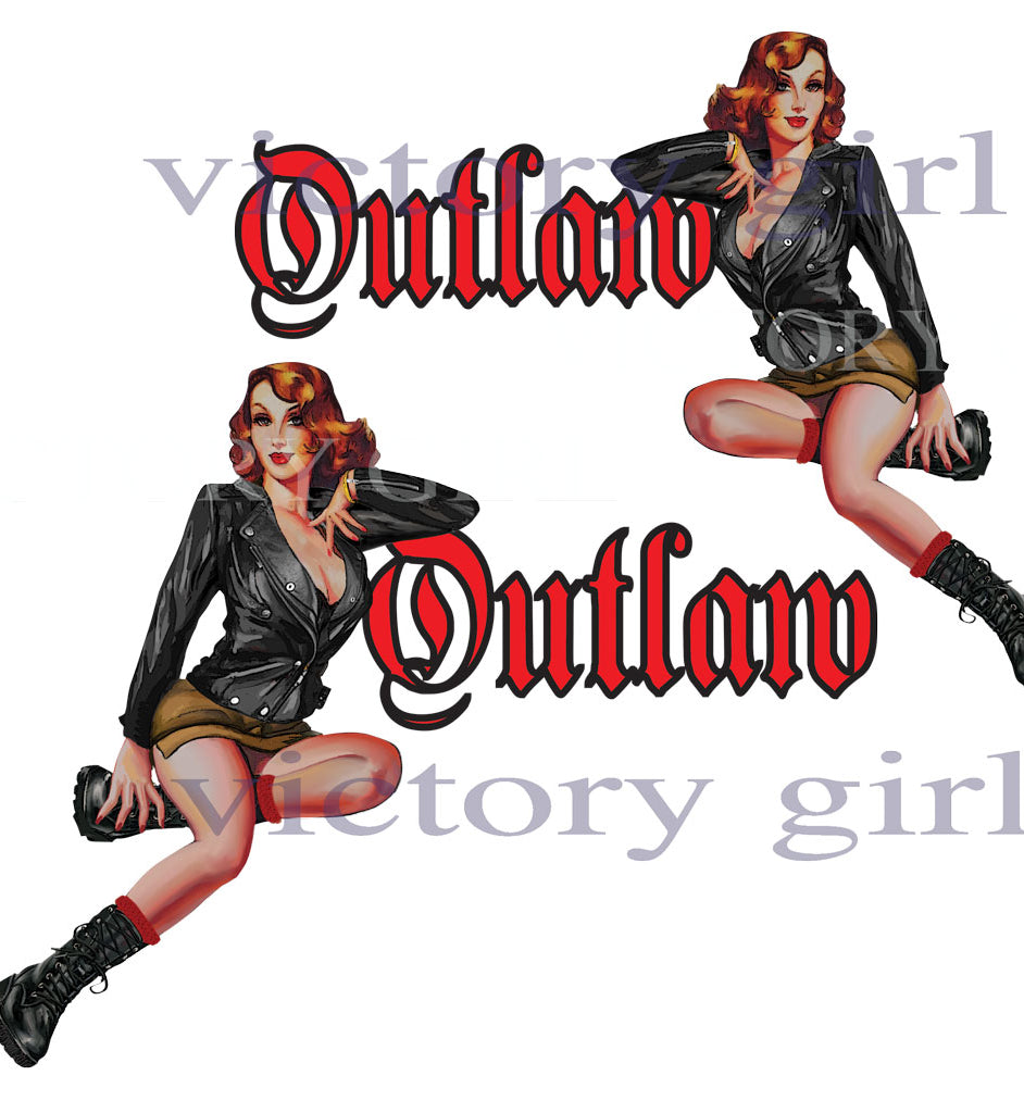 Outlaw Vinyl Decal Sticker