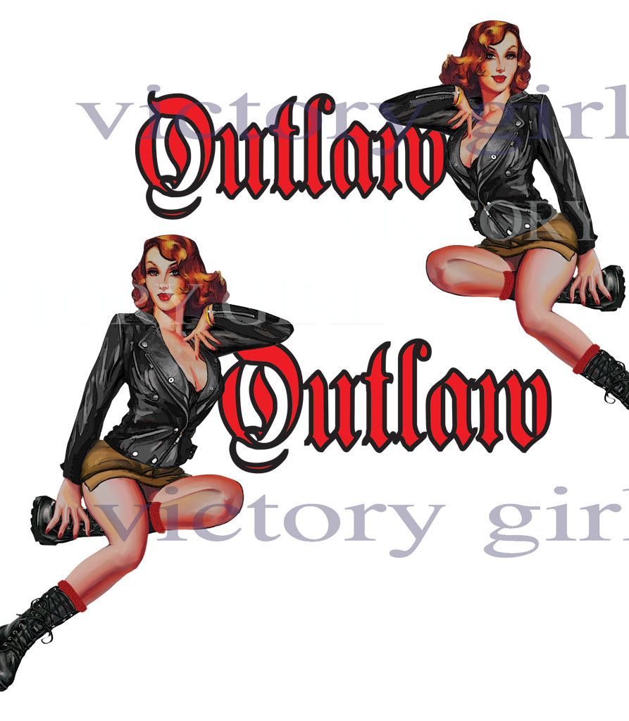 Outlaw Vinyl Decal Sticker
