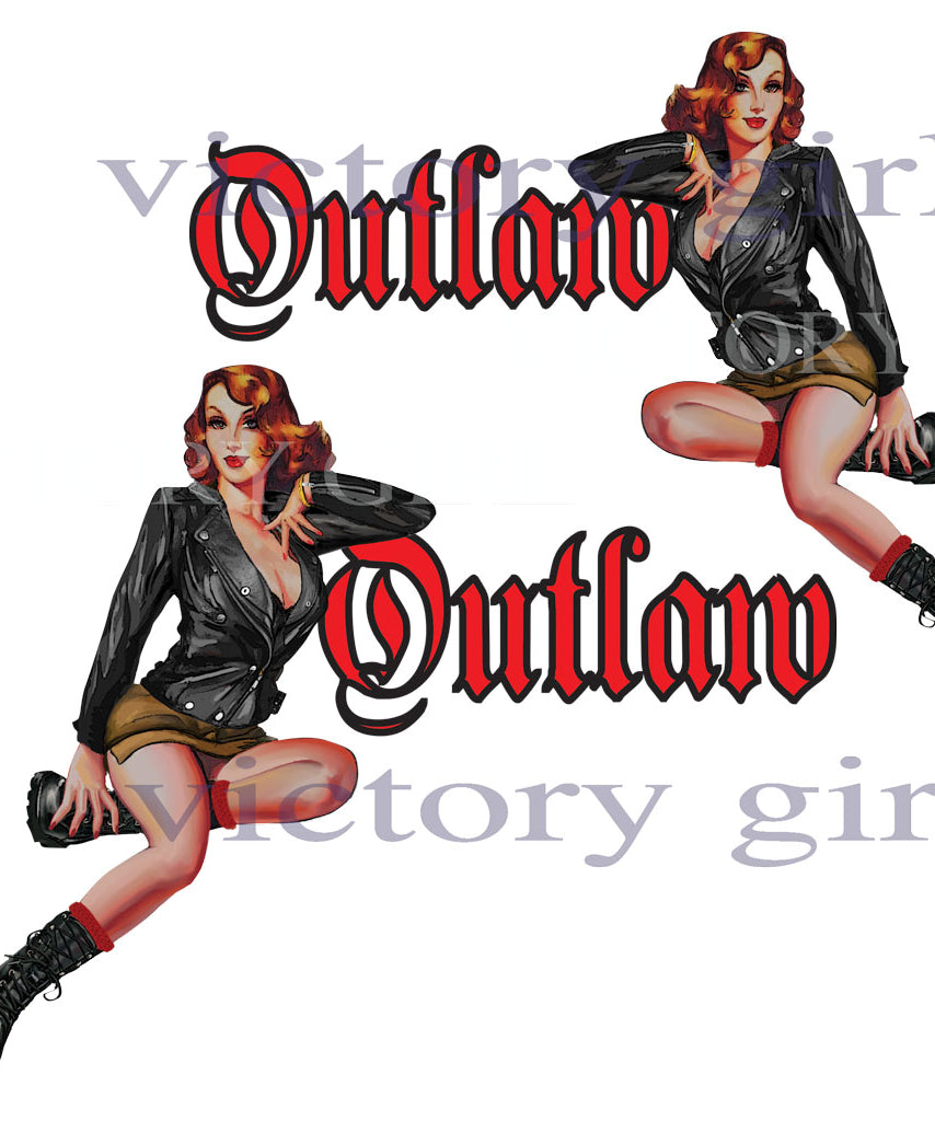 Outlaw Vinyl Decal Sticker