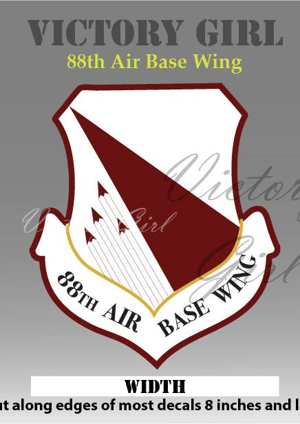 88th Air Base Wing Vinyl Decal Sticker