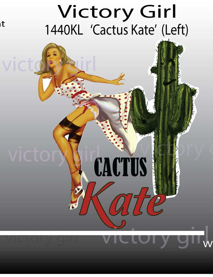 Cactus Kate Vinyl Decal Sticker