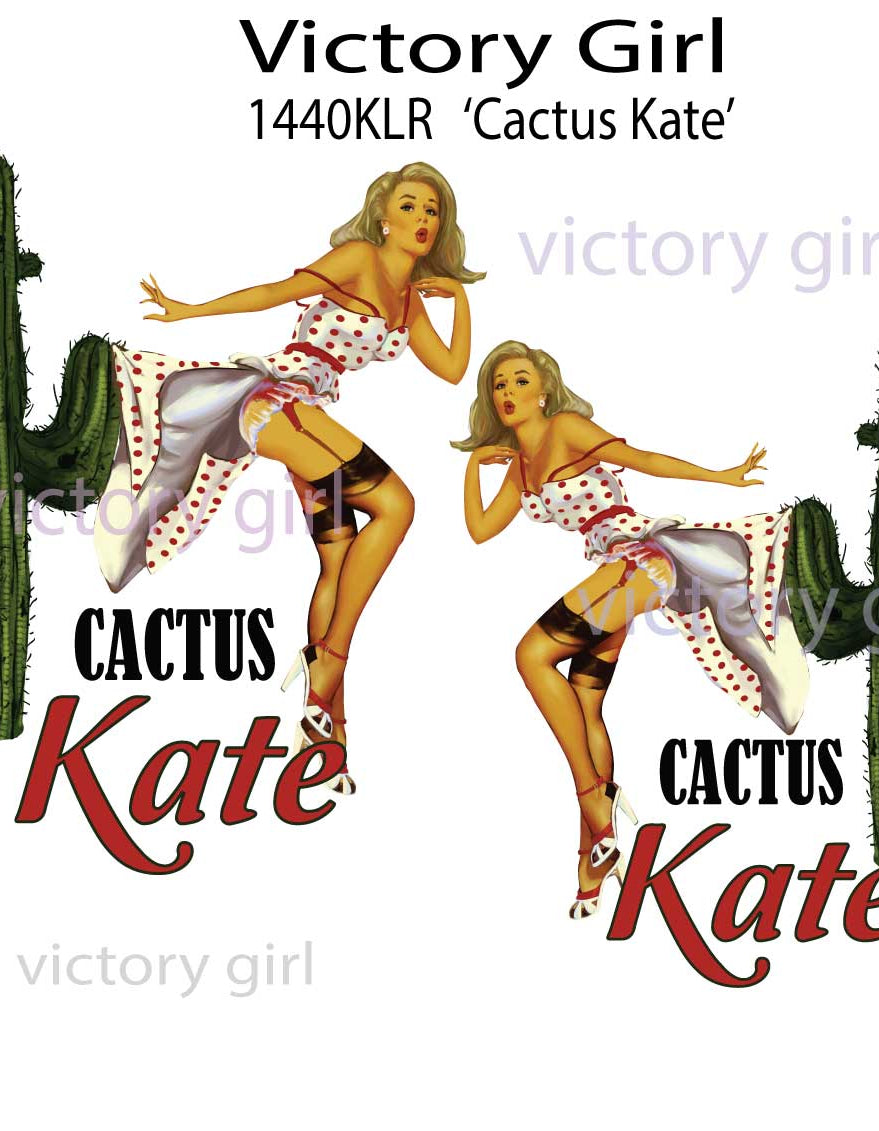 Cactus Kate Vinyl Decal Sticker