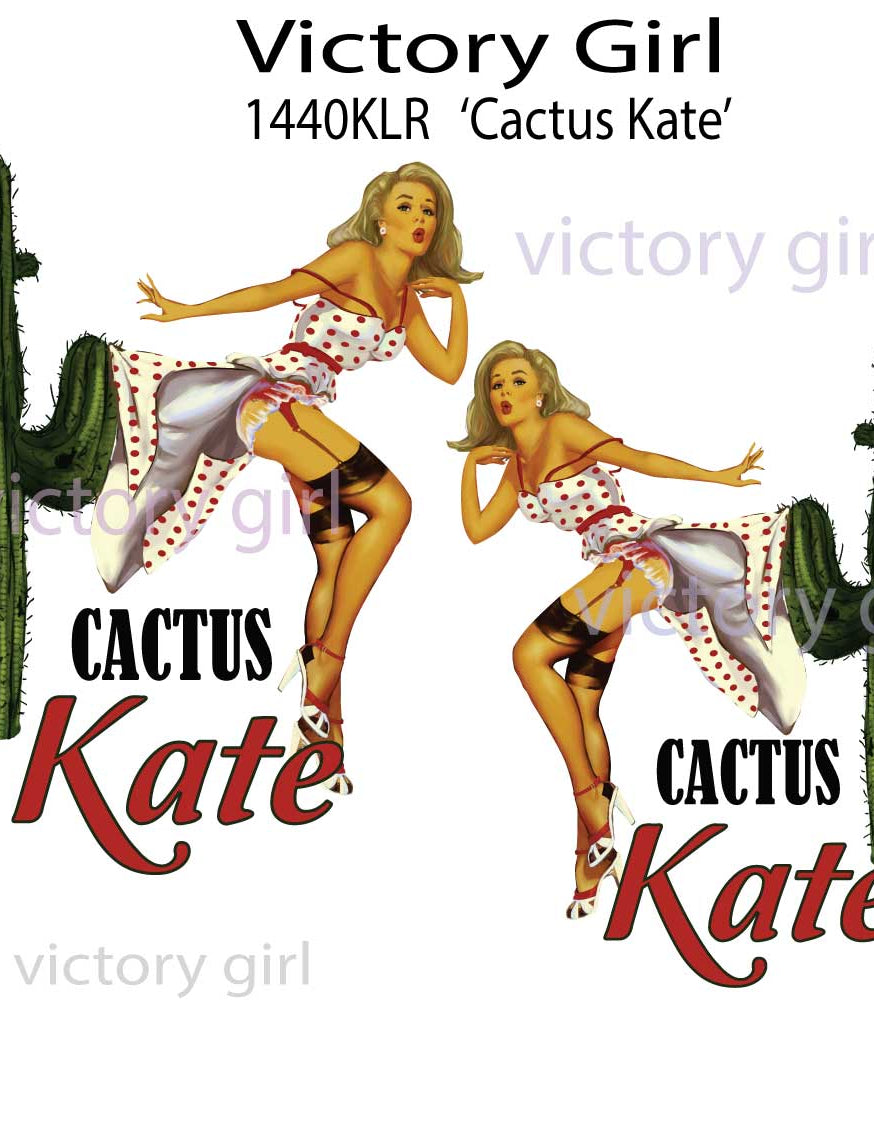 Cactus Kate Vinyl Decal Sticker