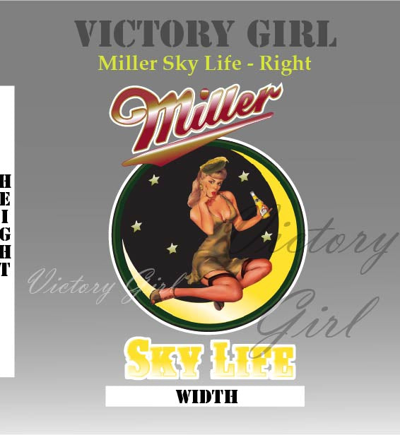 Miller Sky Life Vinyl Decal Sticker