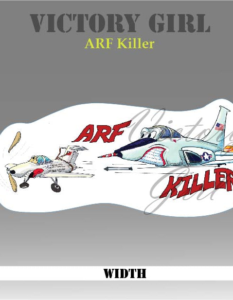 ARF Killer-1 Vinyl Decal Sticker