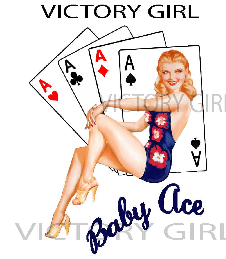 Baby Ace Vinyl Decal Sticker