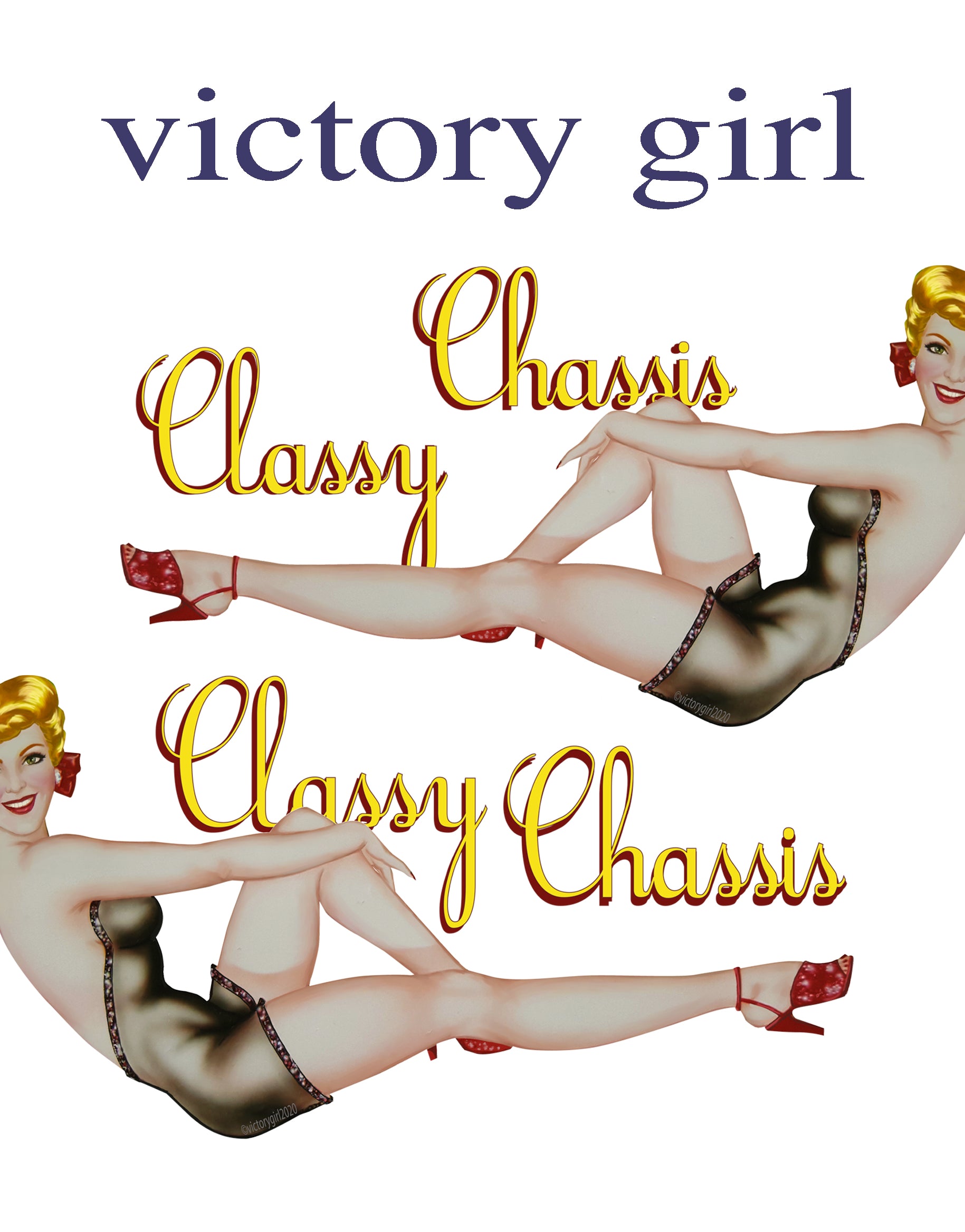 Classy Chassis LR Vinyl Decal Sticker