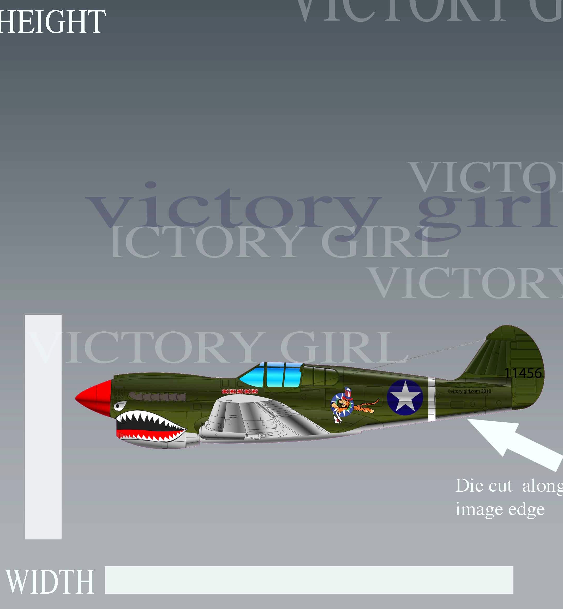 Scott P40N Vinyl Decal Sticker