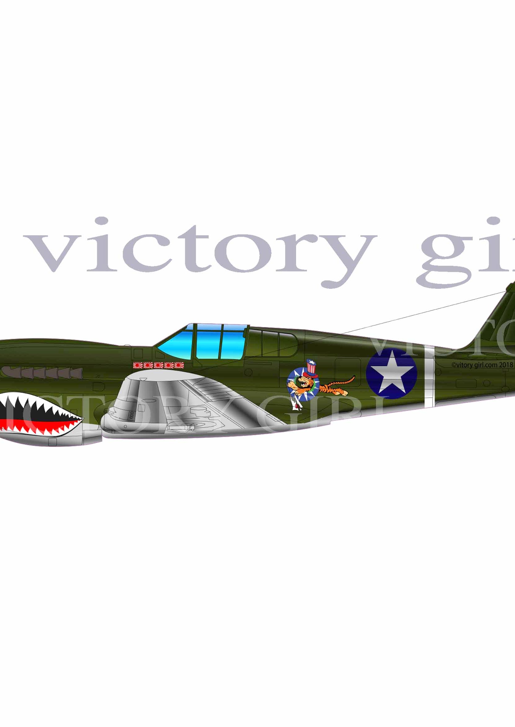 Scott P40N Vinyl Decal Sticker